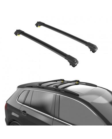Turtle AIR 1 aerodynamic roof rack - Silver