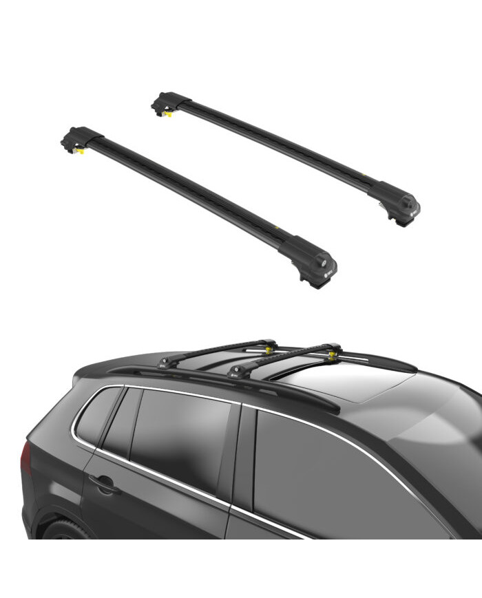Turtle AIR 1 aerodynamic roof rack - Silver