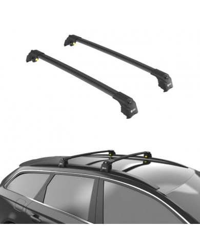 Turtle AIR 2 aerodynamic roof rack - Silver