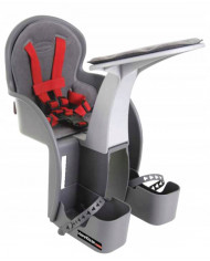 WeeRide Safe Front CLASSIC Kinderfahrradsitz – Grau