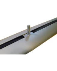 Aguri RUNNER II C/D do zintegrowanych relingów dachowych - srebrny