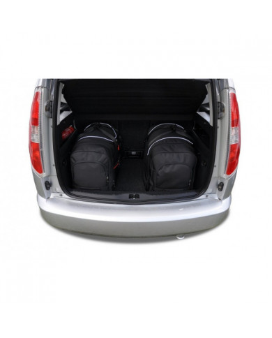 KJUST set of car trunk bags - SKODA ROOMSTER I 2006-2015 4PCS