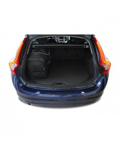 KJUST set of car trunk bags - VOLVO V60 CROSS COUNTRY I (157) 2015-2018 4PCS