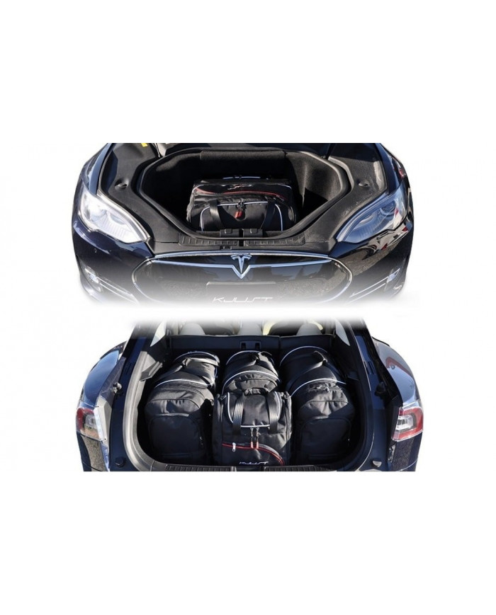 KJUST-Set Autotaschen für den Kofferraum - TESLA MODEL S EV I (5YJS) 2012-2016 6PCS