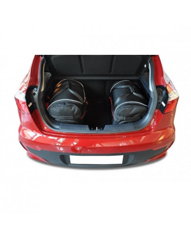 KJUST sada autotašek do kufru - KIA RIO HATCHBACK III 2011-2016 3PCS