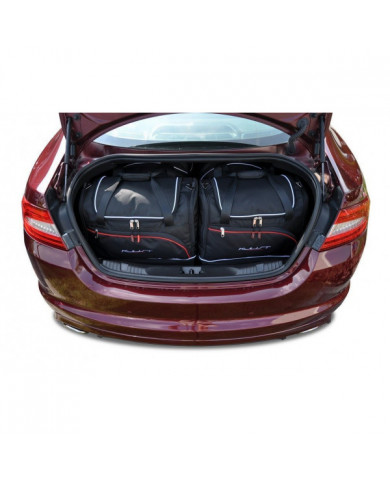 KJUST-Set Autotaschen für den Kofferraum - JAGUAR XF LIMOUSINE X250 2007-2015 4PCS