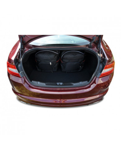 KJUST sada autotašek do kufru - JAGUAR XF LIMOUSINE X250 2007-2015 4PCS
