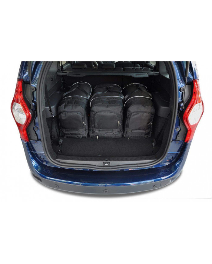 KJUST set of car trunk bags - DACIA LODGY I 2012-2022 5PCS