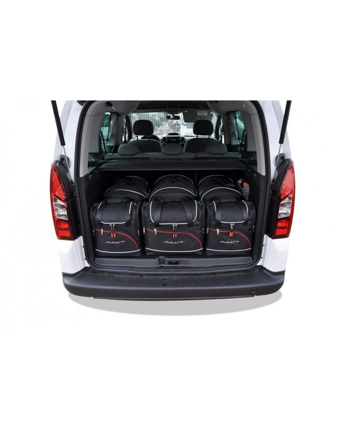 KJUST sada autotašek do kufru - PEUGEOT PARTNER B9 2008-2019 6PCS