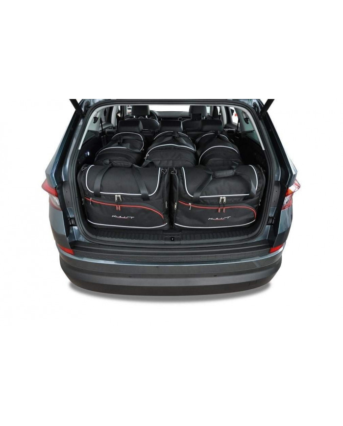 KJUST sada autotašek do kufru - SKODA KODIAQ I 2016-2023 5PCS