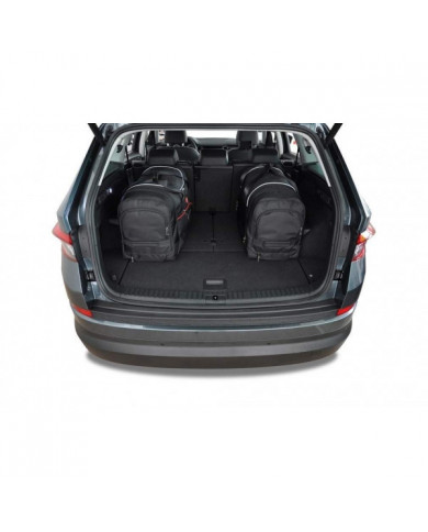 KJUST sada autotašek do kufru - SKODA KODIAQ I 2016-2023 5PCS