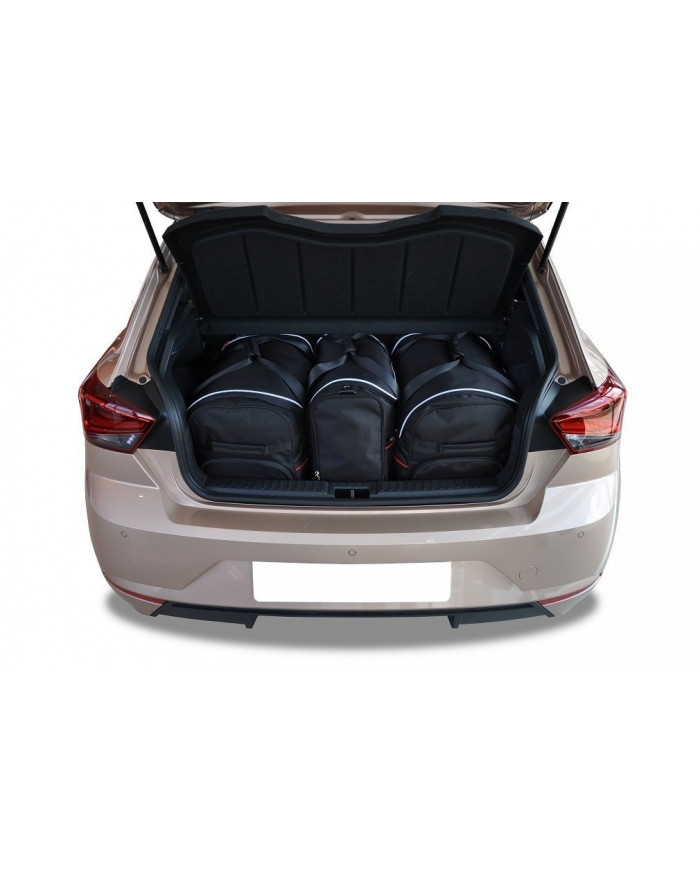KJUST set of car trunk bags - SEAT IBIZA 3/5 HATCHBACK V 2017+ 3PCS