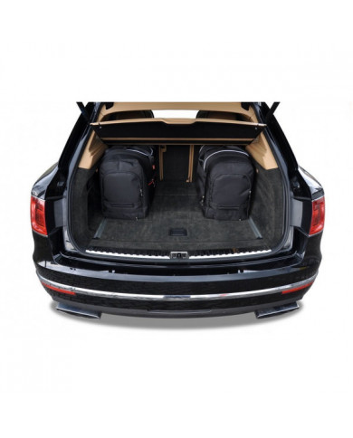 KJUST set of car trunk bags - BENTLEY BENTAYGA I (4V1) 2016+ 5PCS
