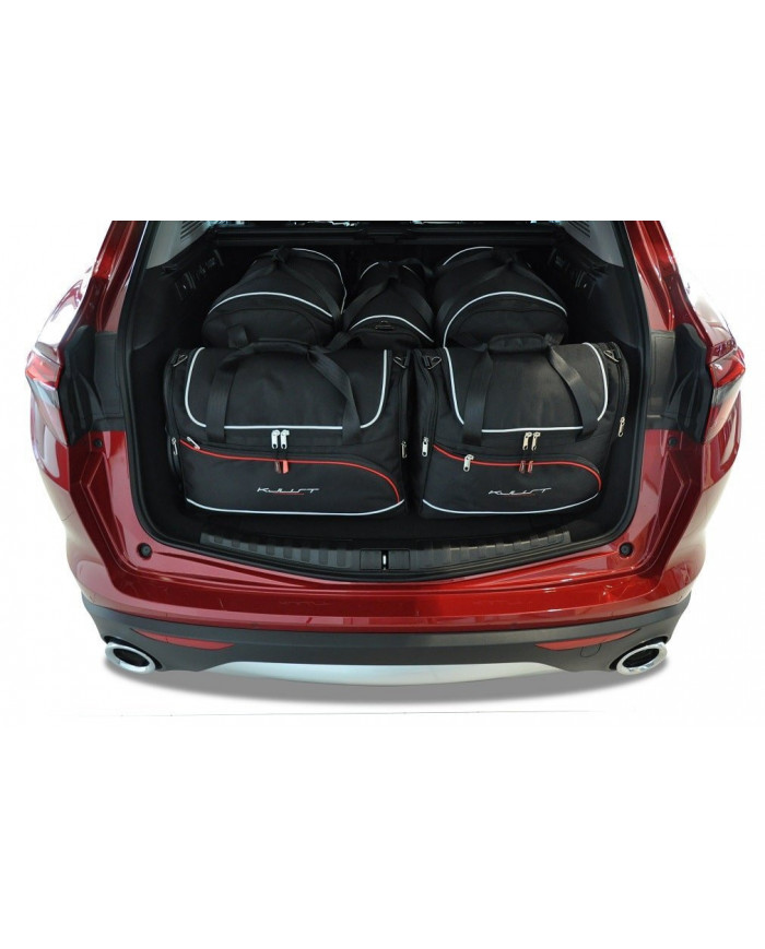 KJUST set of car trunk bags - ALFA ROMEO STELVIO I (949) 2017+ 5PCS