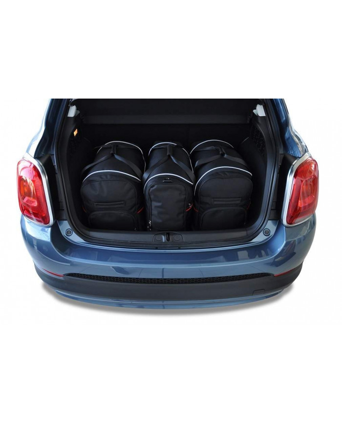 KJUST-Set Autotaschen für den Kofferraum - FIAT 500X I 2014+ 3PCS