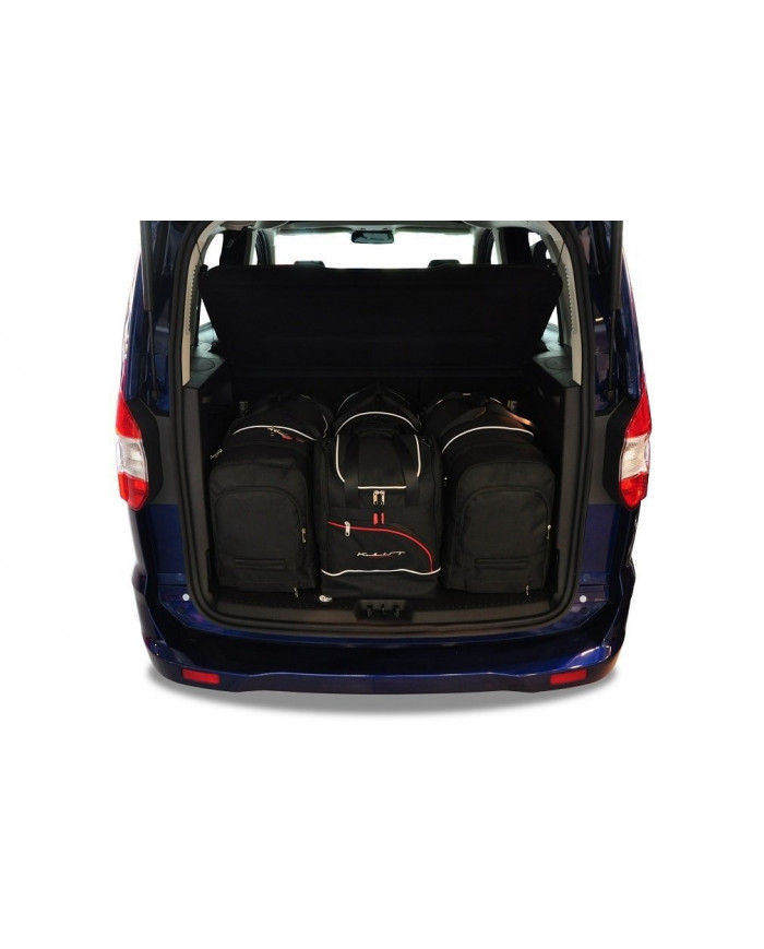 KJUST-Set Autotaschen für den Kofferraum - FORD TOURNEO COURIER I 2014+ 4PCS