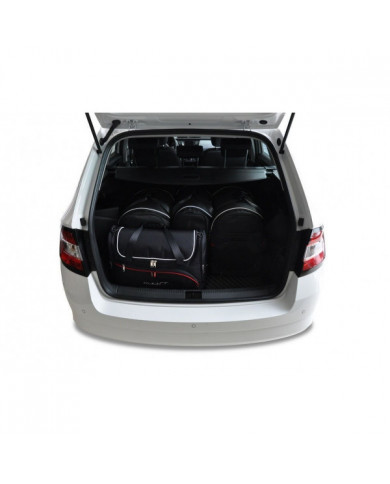 KJUST set of car trunk bags - SKODA FABIA KOMBI III 2014-2021 5PCS