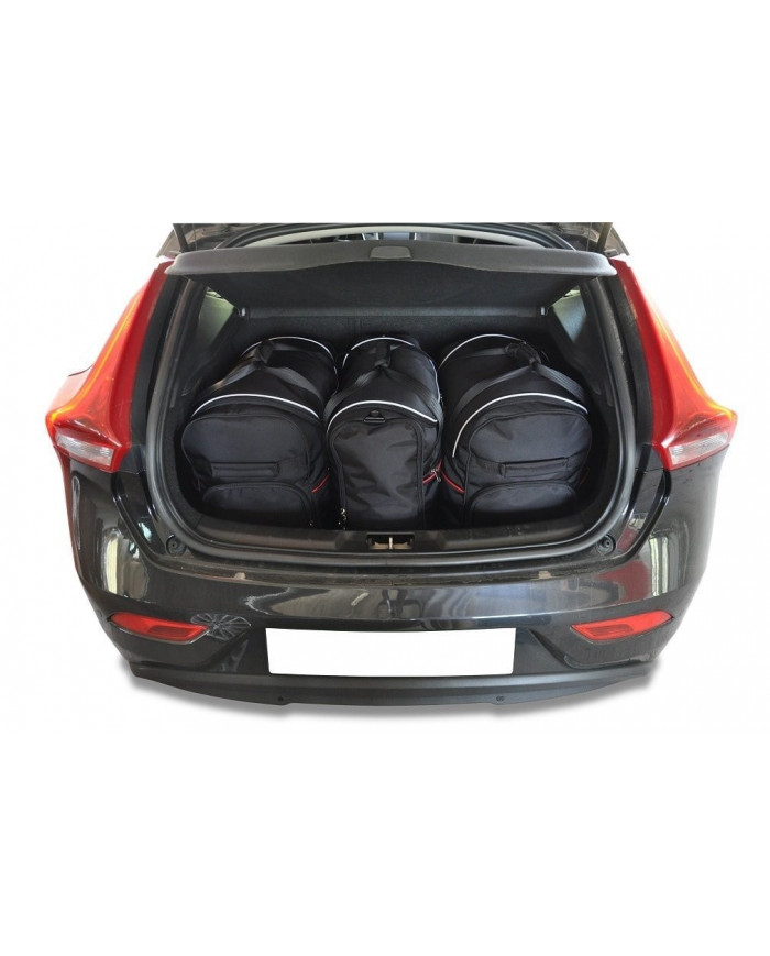 KJUST set of car trunk bags - VOLVO V40 HATCHBACK II (525) 2012-2019 3PCS