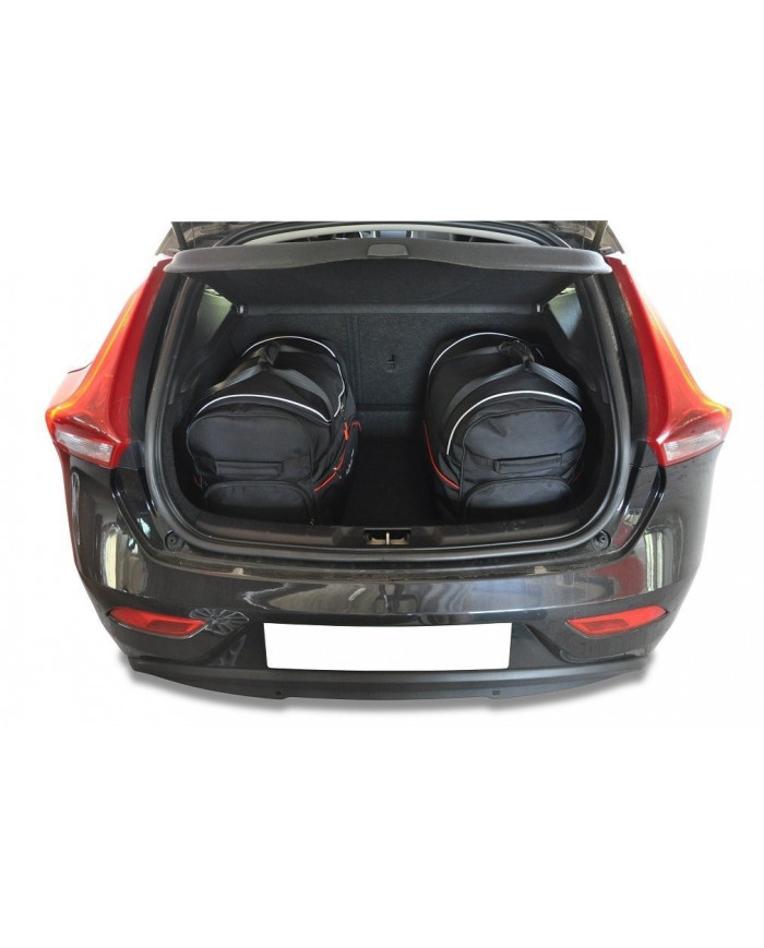 KJUST set of car trunk bags - VOLVO V40 HATCHBACK II (525) 2012-2019 3PCS
