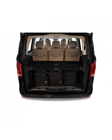 KJUST set of car trunk bags - MERCEDES-BENZ V LONG W447 2015+ 7PCS