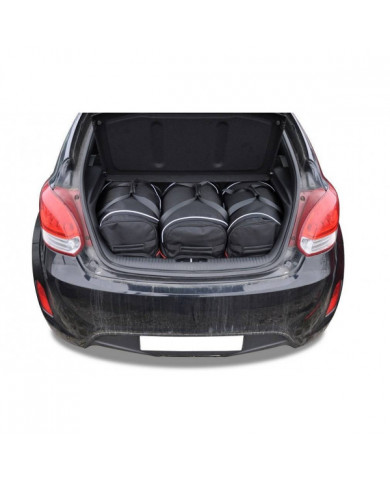 KJUST-Set Autotaschen für den Kofferraum - HYUNDAI VELOSTER COUPE I (FS) 2011-2014 3PCS