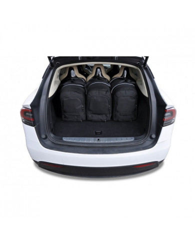 KJUST set of car trunk bags - TESLA MODEL X EV I (5YJX) 2016+ 5PCS