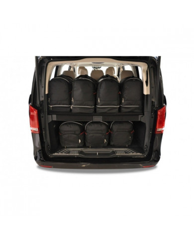 KJUST set of car trunk bags - MERCEDES-BENZ V LONG W447 2015+ 7PCS