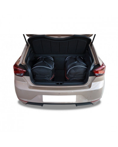 KJUST set of car trunk bags - SEAT IBIZA 3/5 HATCHBACK V 2017+ 3PCS