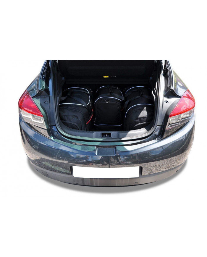 KJUST-Set Autotaschen für den Kofferraum - RENAULT MEGANE COUPE III 2008-2016 4PCS