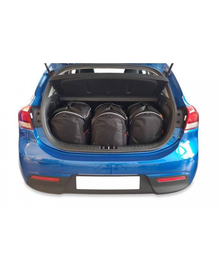 KJUST set of car trunk bags - KIA RIO HATCHBACK IV 2017+ 3PCS