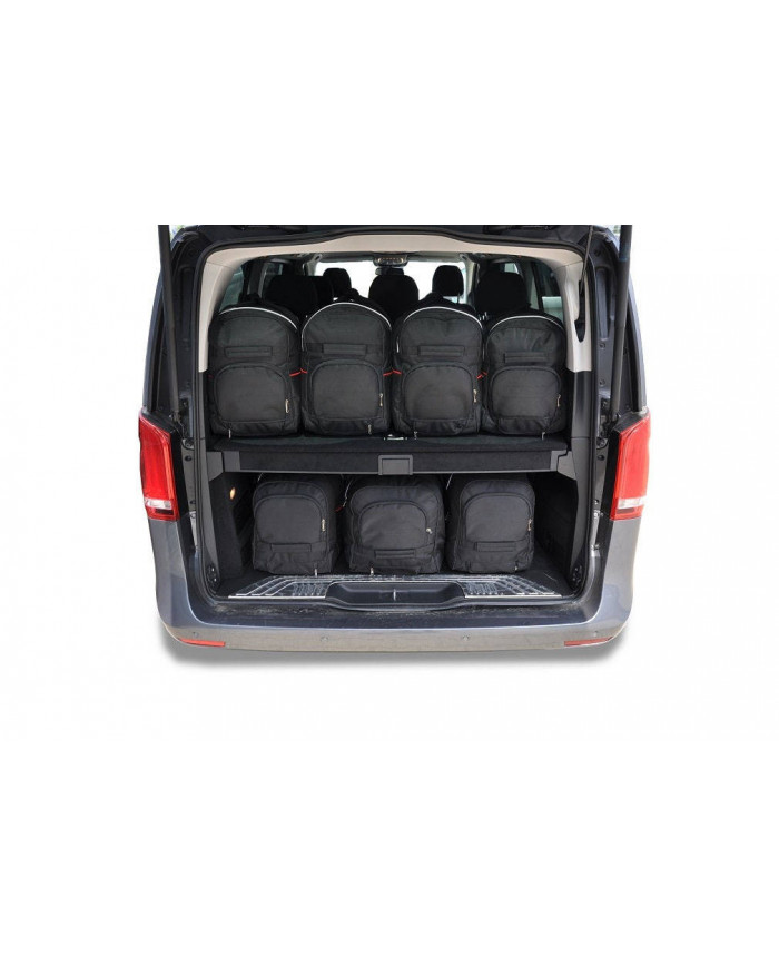 KJUST sada autotašek do kufru - MERCEDES-BENZ EQV EXTRA LONG W447 A3 2020+ 7PCS