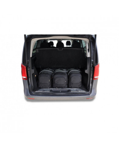 KJUST set of car trunk bags - MERCEDES-BENZ EQV EXTRA LONG W447 A3 2020+ 7PCS