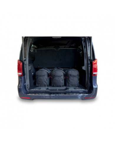 KJUST set of car trunk bags - MERCEDES-BENZ EQV LONG W447 A2 2020+ 7PCS