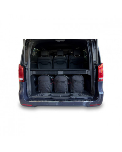 KJUST-Set Autotaschen für den Kofferraum - MERCEDES-BENZ EQV LONG W447 A2 2020+ 7PCS