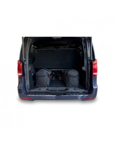 KJUST set of car trunk bags - MERCEDES-BENZ EQV LONG W447 A2 2020+ 7PCS