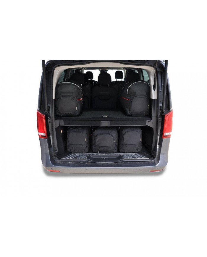 KJUST-Set Autotaschen für den Kofferraum - MERCEDES-BENZ EQV EXTRA LONG W447 A3 2020+ 7PCS