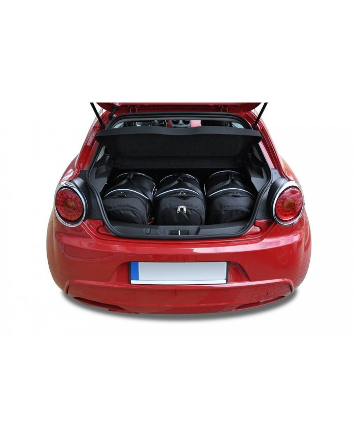KJUST set of car trunk bags - ALFA ROMEO MITO HATCHBACK I (955) 2008-2018 3PCS