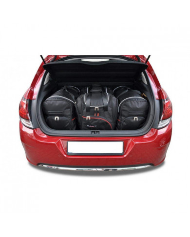 KJUST set of car trunk bags - CITROEN C4 5 HATCHBACK II 2010-2017 4PCS