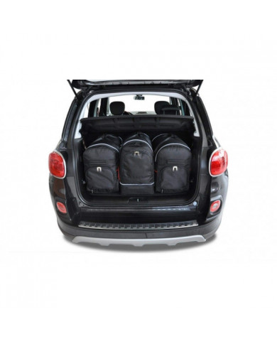 KJUST-Set Autotaschen für den Kofferraum - FIAT 500L I 2012+ 3PCS