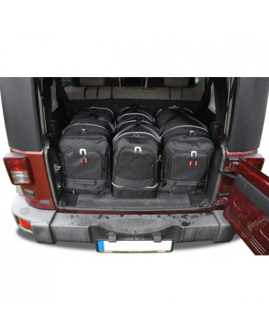 KJUST sada autotašek do kufru - JEEP WRANGLER III (JK) 2007-2018 4PCS
