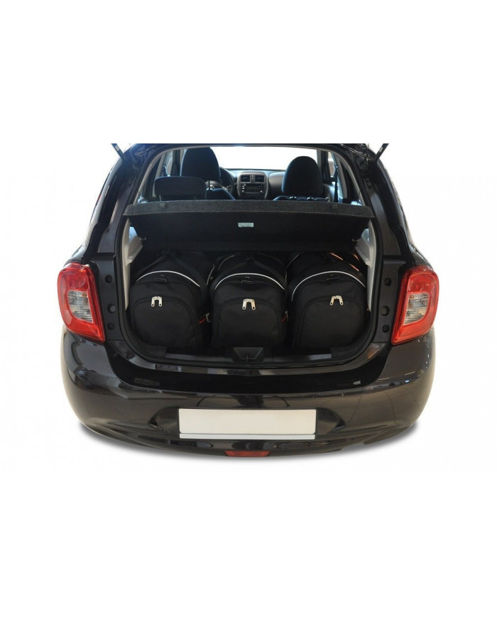 KJUST set of car trunk bags - NISSAN MICRA IV 2010-2017 3PCS