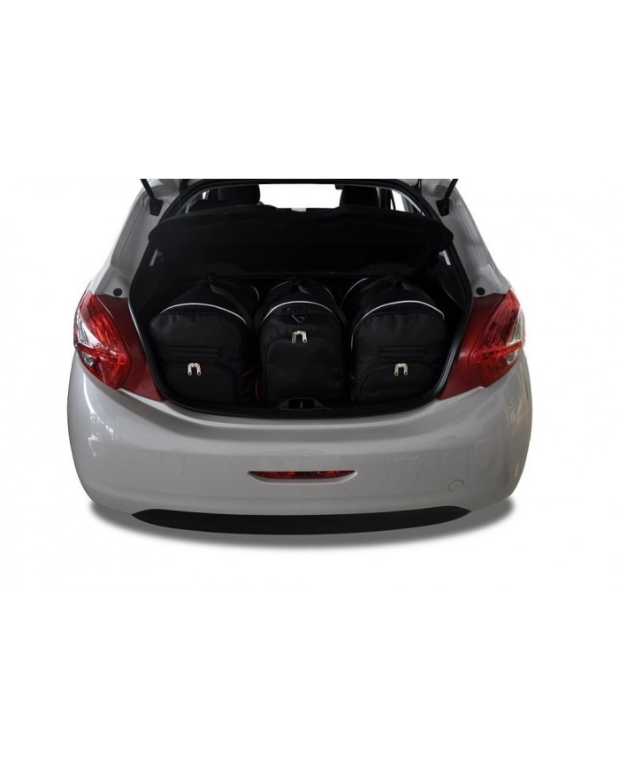 KJUST-Set Autotaschen für den Kofferraum - PEUGEOT 208 HATCHBACK I (A9) 2012-2015 3PCS