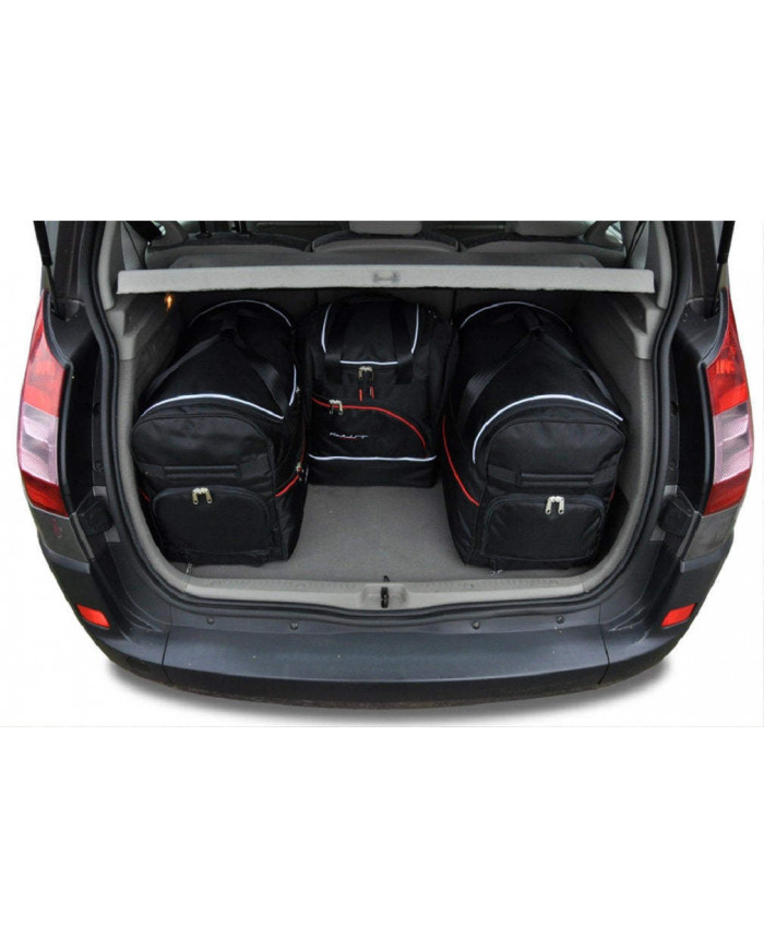 KJUST set of car trunk bags - RENAULT SCENIC II 2003-2009 4PCS
