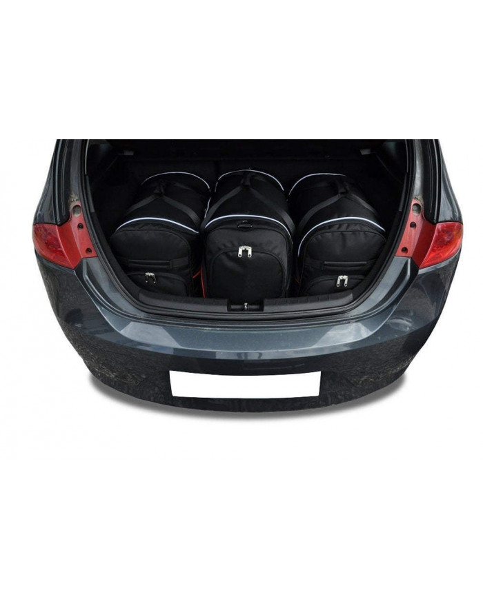 KJUST set of car trunk bags - SEAT LEON 5 HATCHBACK II (1P1) 2005-2012 3PCS