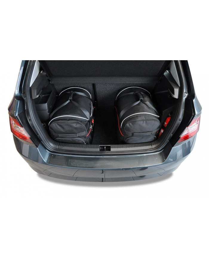 KJUST set of car trunk bags - SKODA FABIA HATCHBACK III 2014-2021 3PCS
