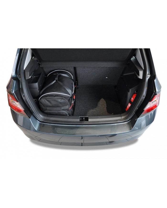 KJUST set of car trunk bags - SKODA FABIA HATCHBACK III 2014-2021 3PCS