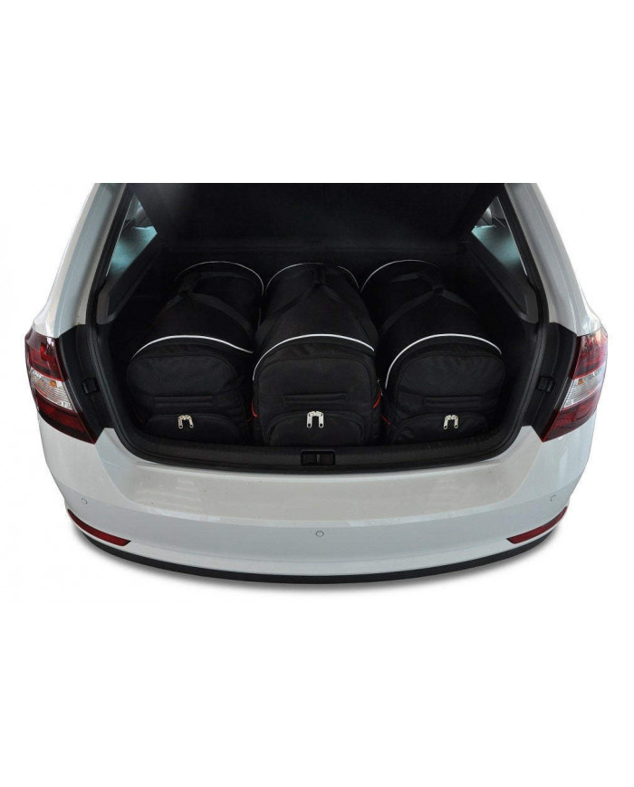 KJUST set of car trunk bags - SKODA RAPID SPACEBACK II 2012-2018 3PCS