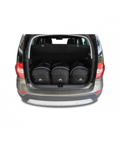 KJUST komplet avto torb za v prtljažnik - SKODA YETI I 2009-2017 3PCS