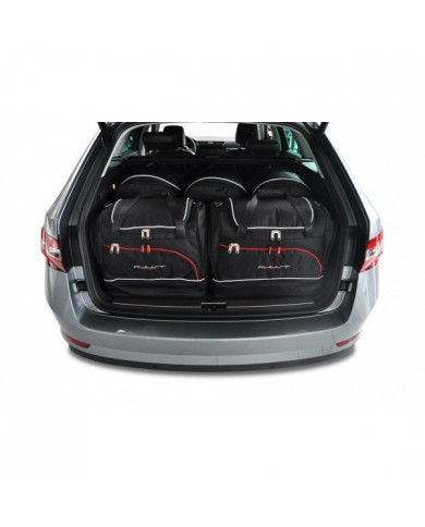 KJUST sada autotašek do kufru - SKODA SUPERB KOMBI III 2015-2023 5PCS