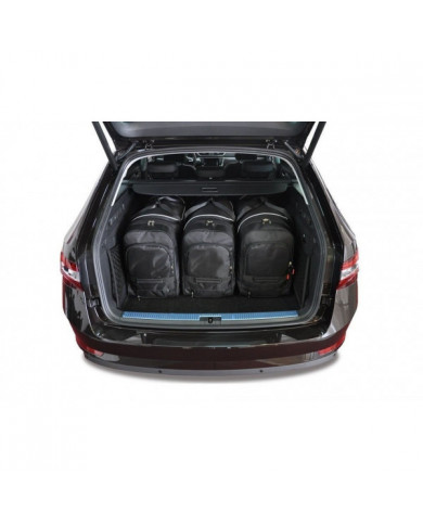 KJUST-Set Autotaschen für den Kofferraum - SKODA SUPERB KOMBI III 2015-2023 5PCS